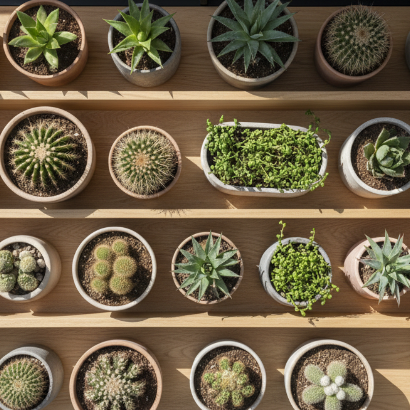 Cactus, crasas y suculentas