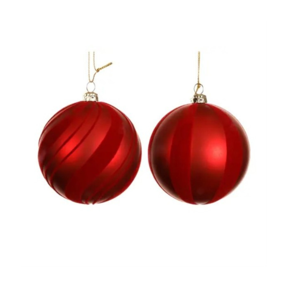 Set Bola Navidad Velvet