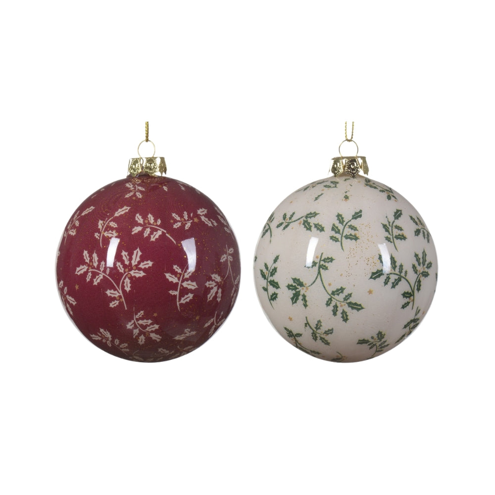 Set Bola Leaf Foam Navidad