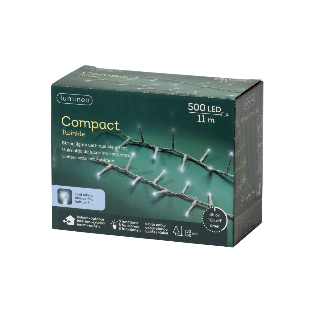 Luces Led 500 8 Funciones Cool White