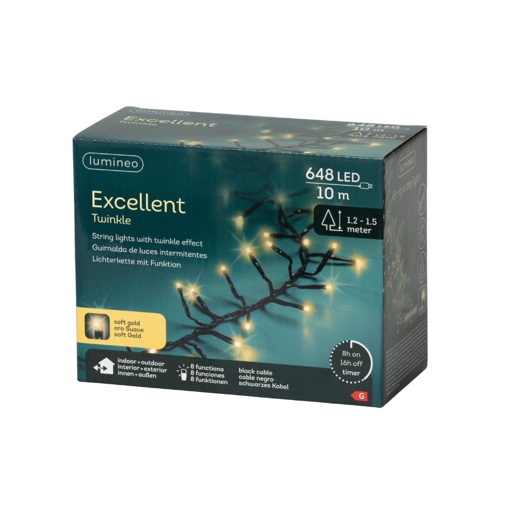 Luces Led 648 Soft Gold