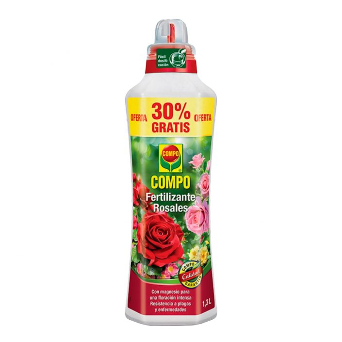 Fertilizante rosales 1300ml Compo