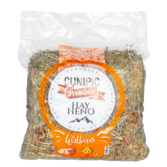 Cunipic - Heno Premium Manzana y Caléndula de los Pirineos 700g