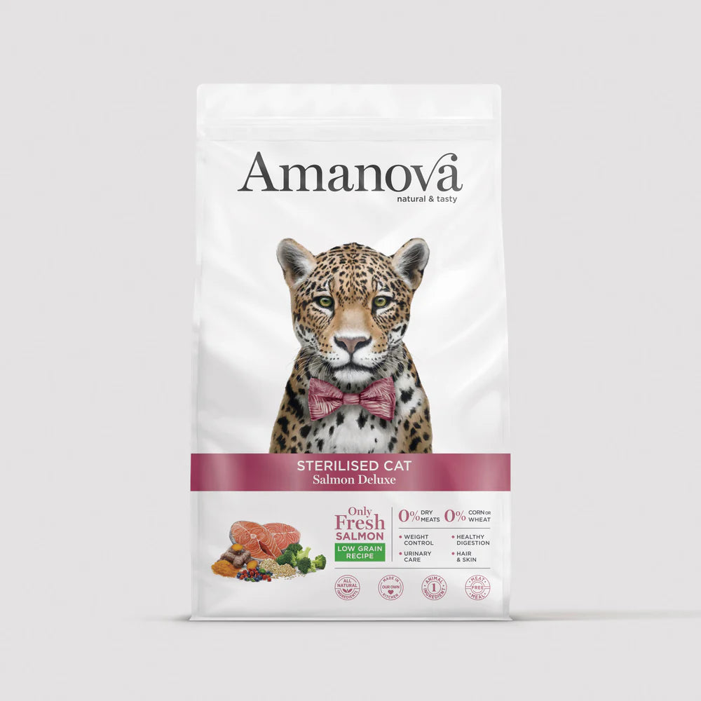 Amanova Sterilised Cat Salmon Deluxe