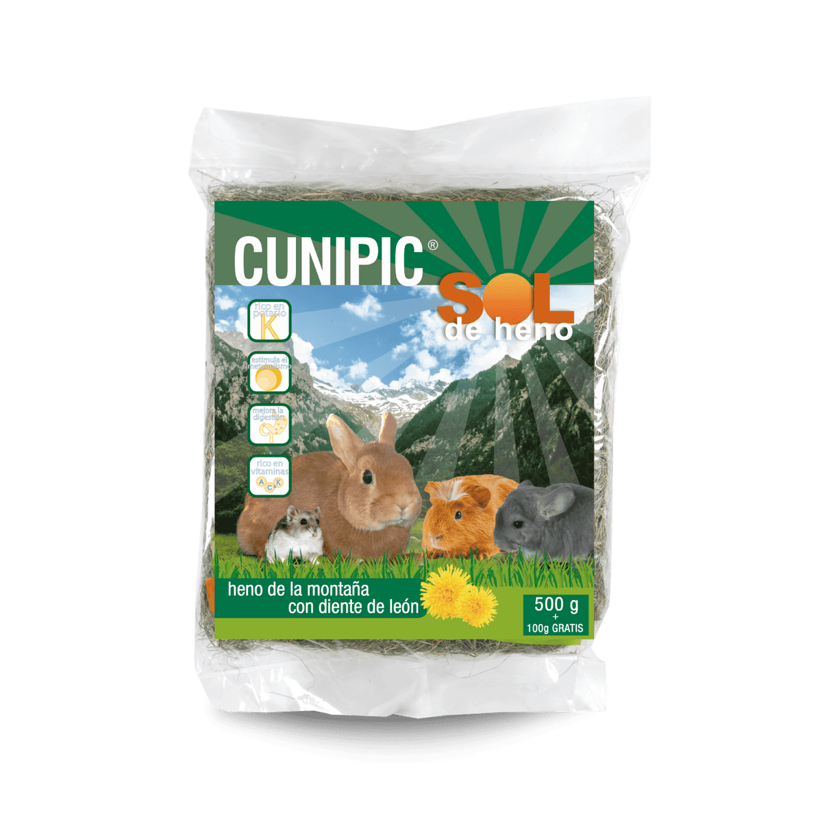Cunipic - Sol de Heno con Diente de León 500g