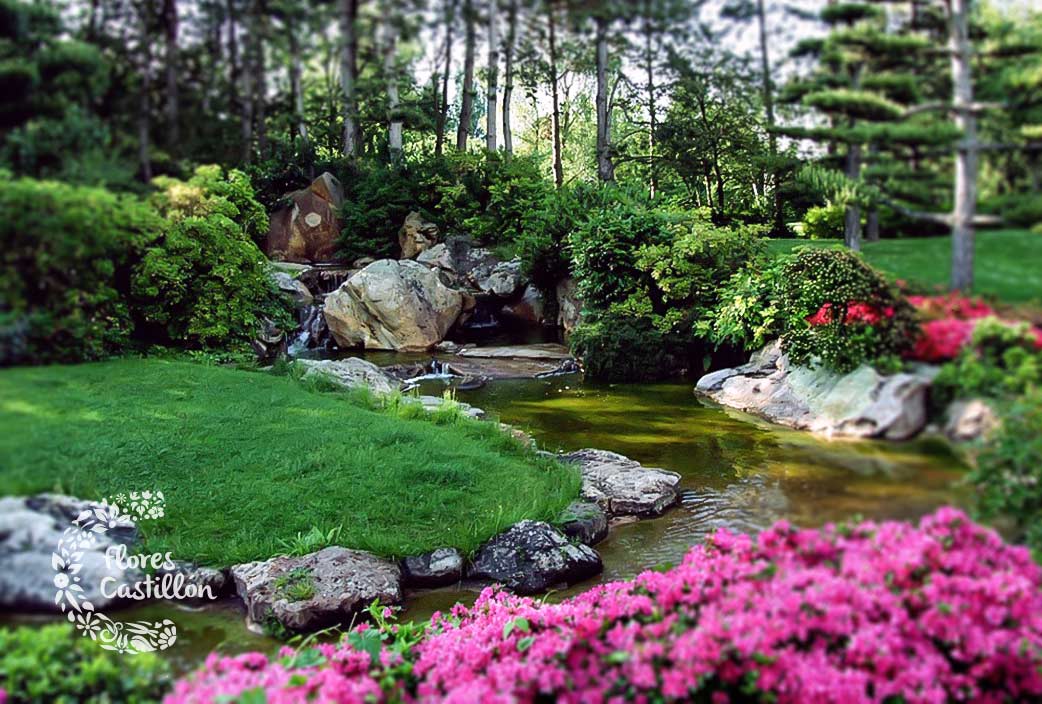 El Jardín Japonés, jardín zen.