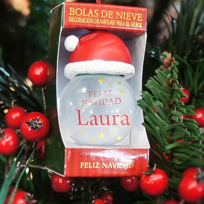  Bola de cristal de muñeco de nieve personalizada con