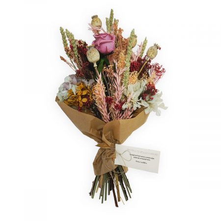 ramo de flores preservadas
