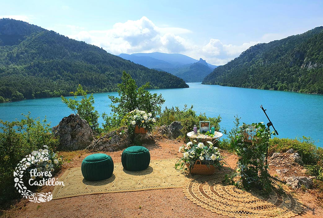 boda en lago